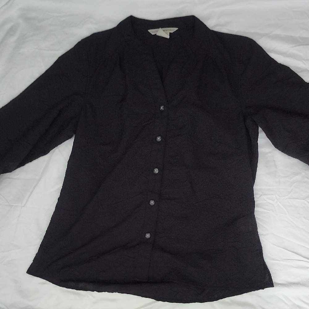 Exofficio Black Button Down Shirt